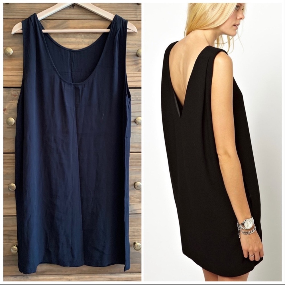 Just Female Black Shift Sleeveless Dress L - Picture 2 of 6